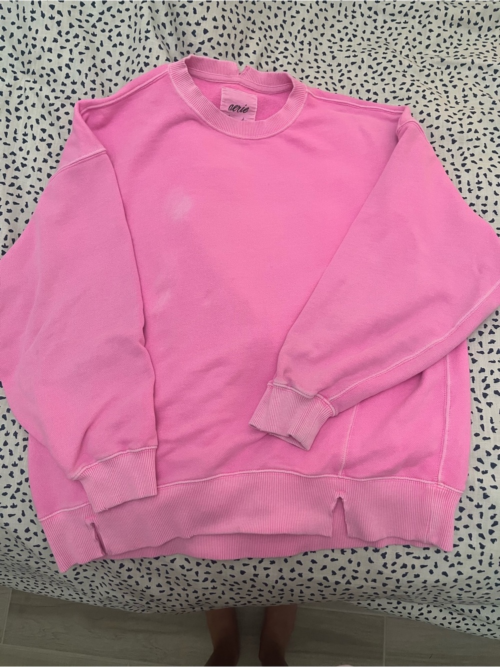 aerie Pink Pullover Sweatshirt